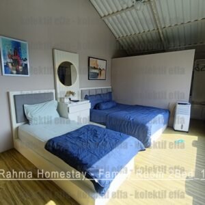 Home rahma homestay family room 2bed 1
